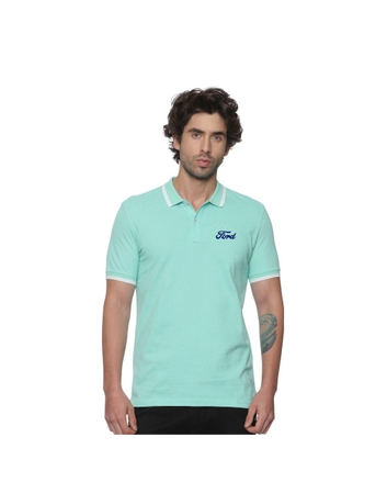 Allen Solly Polo T-shirt Men- Turquoise Green